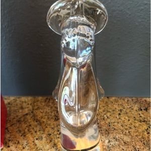 Toscany vintage collectible 24% lead crystal Christmas angel